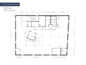 1801 E Cary St, Richmond, VA for lease Floor Plan- Image 1 of 1