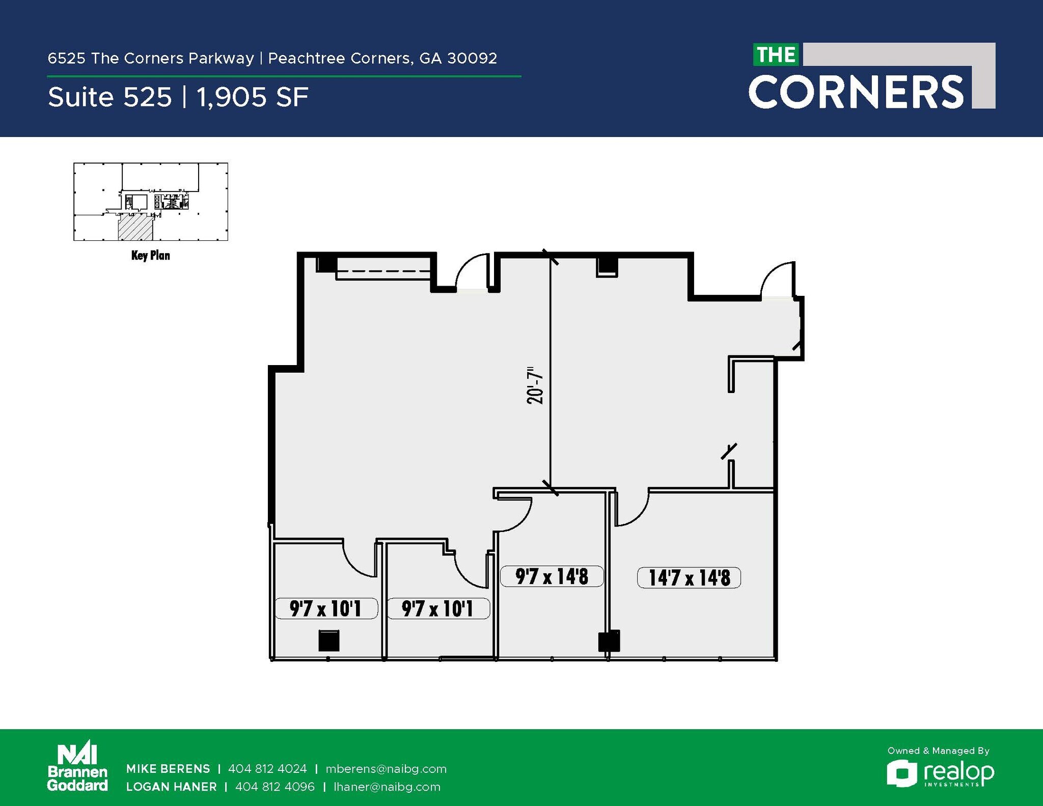 6525 The Corners Pky, Peachtree Corners, GA for lease Floor Plan- Image 1 of 1