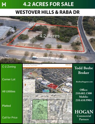 Plus de détails pour 9340 Westover Hills Blvd, San Antonio, TX - Terrain à vendre