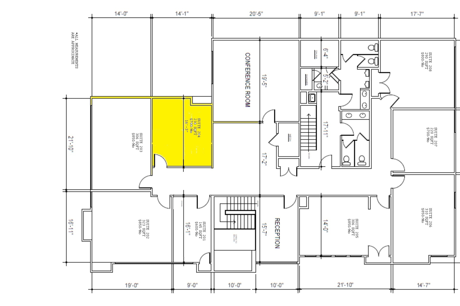 44 First St, Mount Clemens, MI for lease Floor Plan- Image 1 of 1
