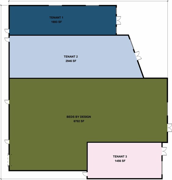 5517 38th Ave S, Fargo, ND for lease - Floor Plan - Image 2 of 2