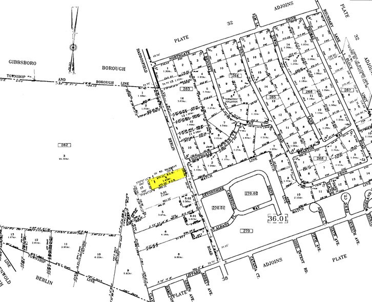 1224 Berlin Rd, Voorhees, NJ à vendre - Plan cadastral - Image 2 de 5