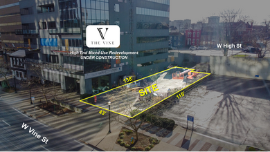 108 W Vine St, Lexington, KY - AERIAL  map view - Image1