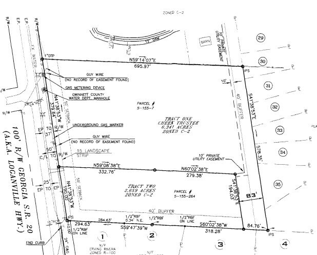 2500 Loganville Hwy, Grayson, GA à vendre - Plan cadastral - Image 1 de 10