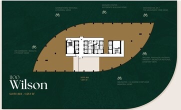 1100 Wilson Blvd, Arlington, VA for lease Floor Plan- Image 1 of 1