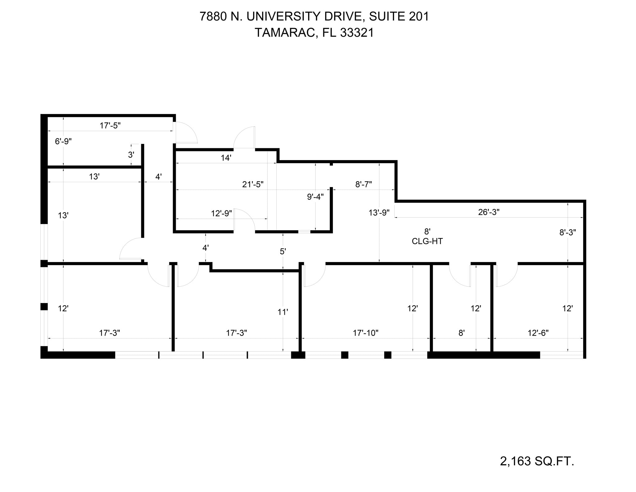 7880 N University Dr, Tamarac, FL for lease Site Plan- Image 1 of 14