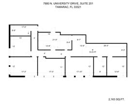 7880 N University Dr, Tamarac, FL for lease Site Plan- Image 1 of 14