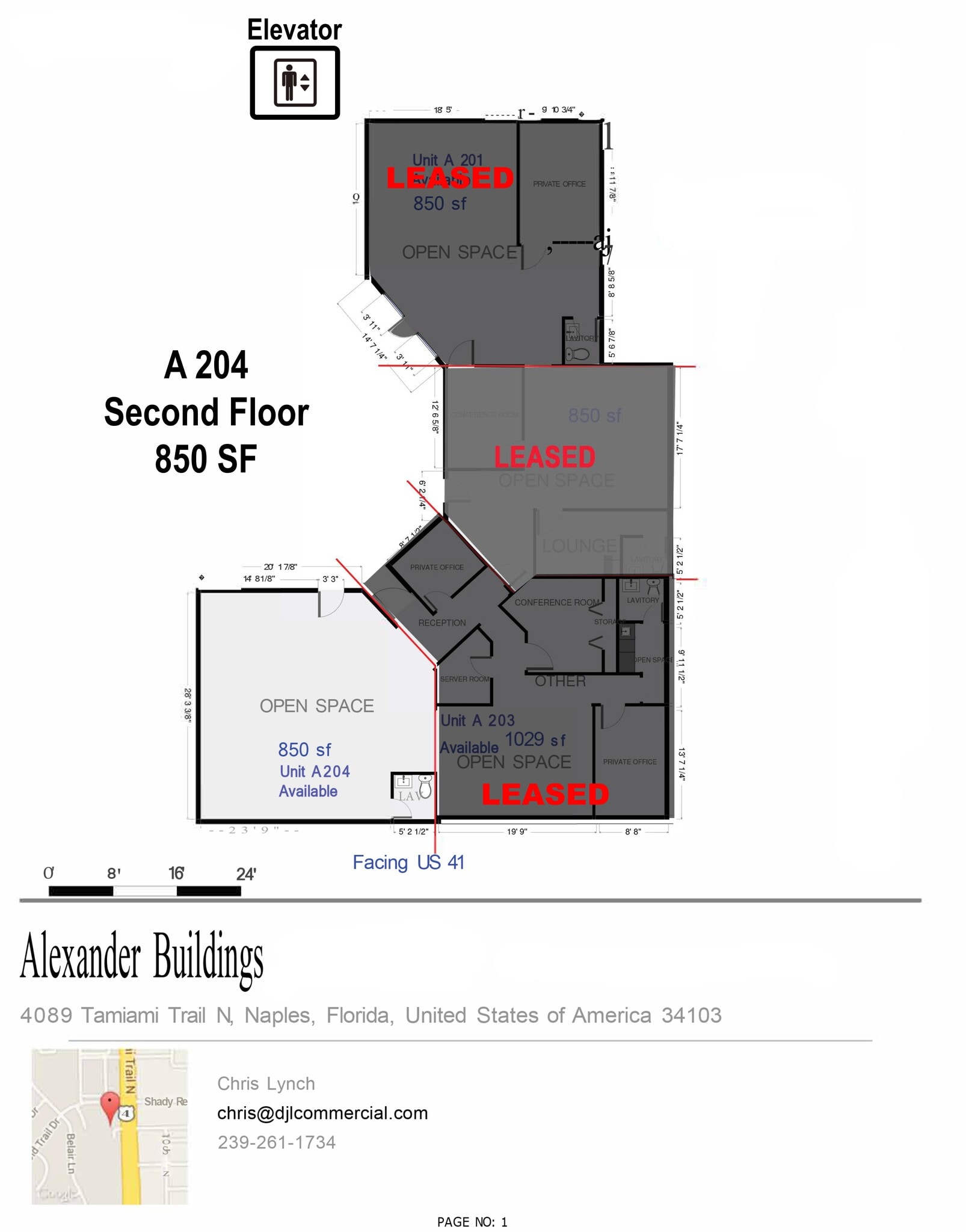 4077-4089 Tamiami Trl N, Naples, FL à louer Plan de site- Image 1 de 1