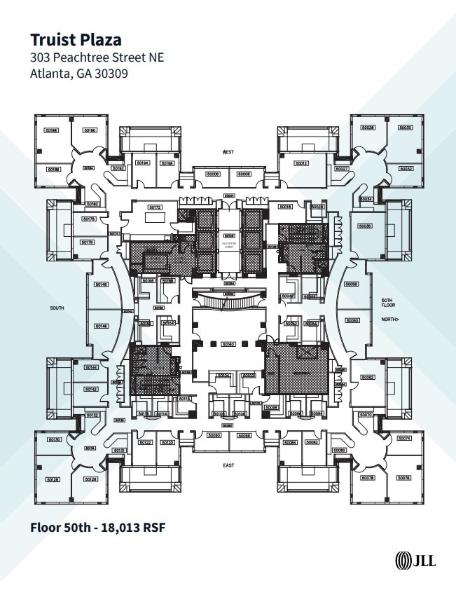 303 Peachtree St Ne, Atlanta, GA for lease Floor Plan- Image 1 of 1