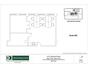 270 Lafayette St, New York, NY à louer Plan de site- Image 1 de 1