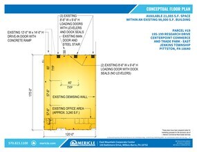 201 Research Dr, Jenkins Township, PA for lease Site Plan- Image 2 of 2