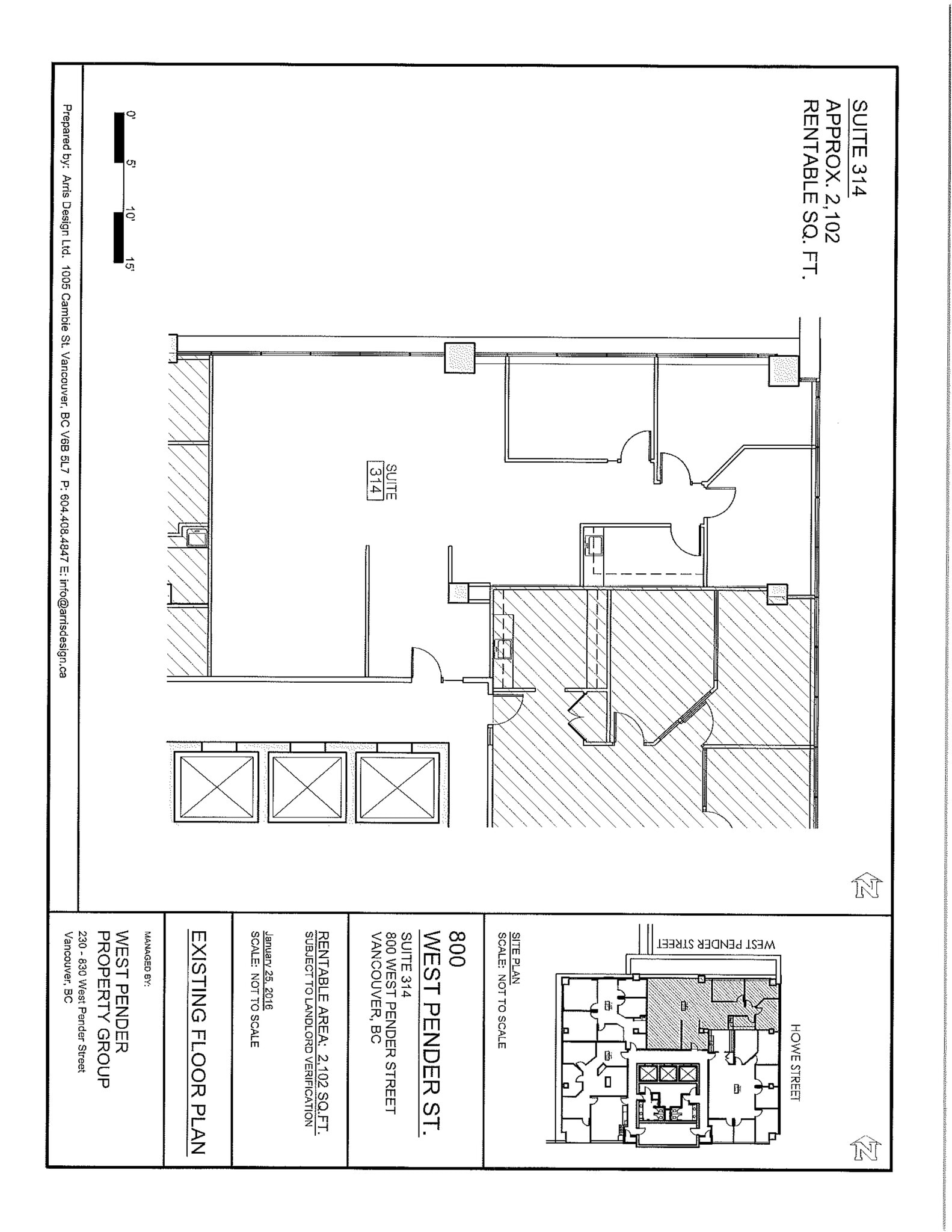800 W Pender St, Vancouver, BC for lease Site Plan- Image 1 of 1