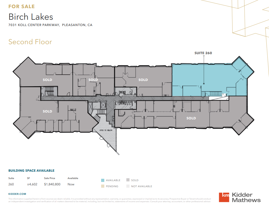 7031 Koll Center Pky, Pleasanton, CA 94566 - Unité 260 -  - Plan d  tage - Image 1 of 1