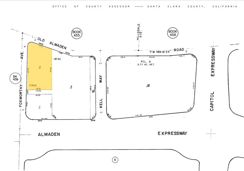 1084 Foxworthy Ave, San Jose, CA à louer - Plan cadastral - Image 3 de 10