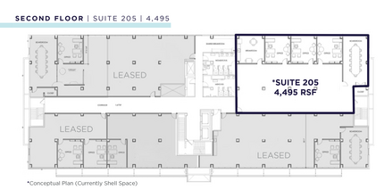 160 Newtown Rd, Virginia Beach, VA à louer Plan d’étage- Image 1 de 1
