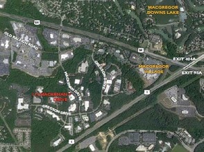 114 MacKenan Dr, Cary, NC - AERIAL  map view