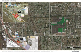 136100-13124 NW Highway 287, Haslet, TX - Aerial  map view
