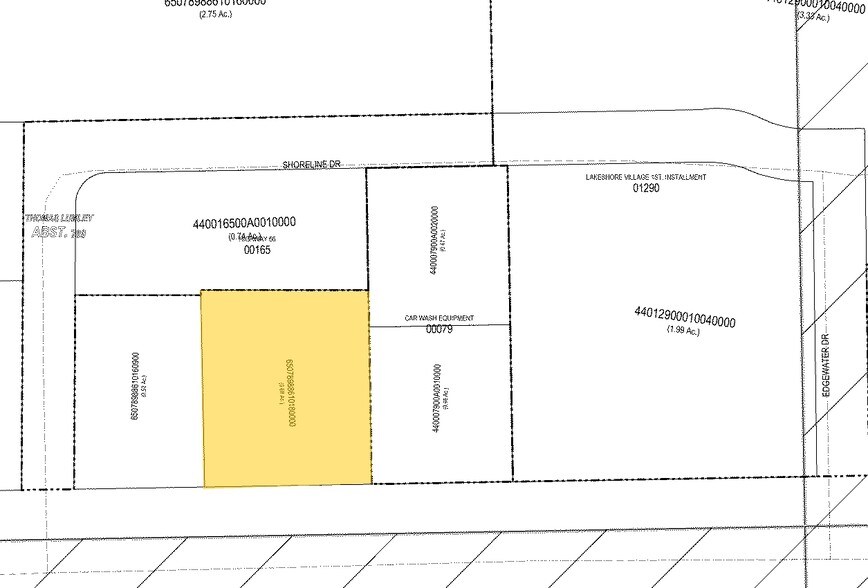 5321 Lakeview Pky, Rowlett, TX for lease - Plat Map - Image 2 of 4