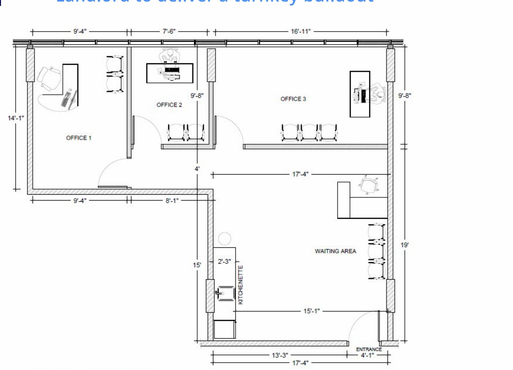 996 Martin Grove Rd, Toronto, ON for lease Floor Plan- Image 1 of 6