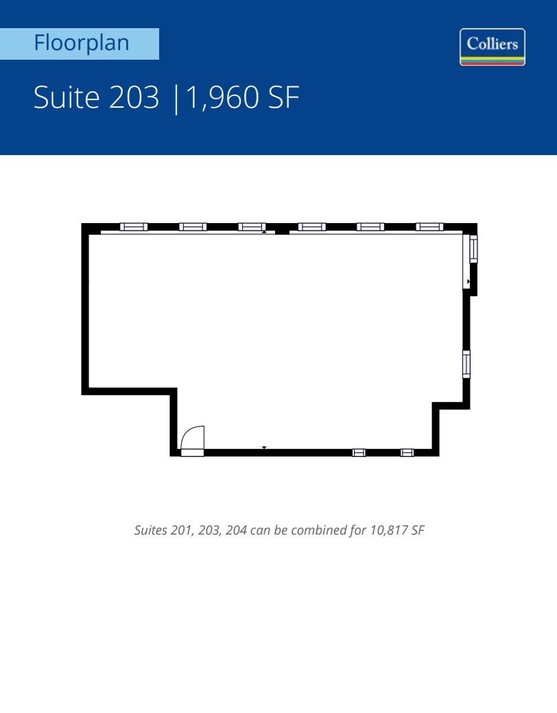 301 Ninth St, Huntington, WV for lease Floor Plan- Image 1 of 1