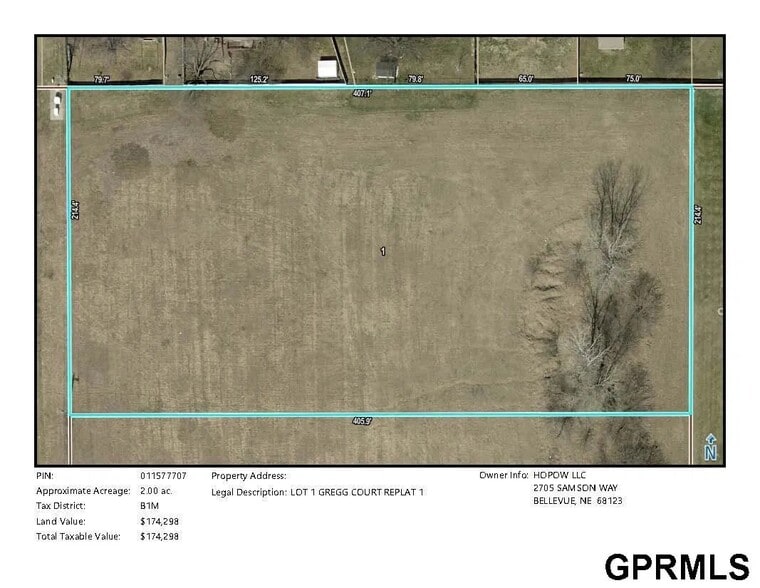 10131-10133 S 25th St, Bellevue, NE for sale - Aerial - Image 2 of 5