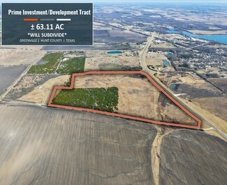 Plus de détails pour NWC Hwy 69 & CR 1057, Greenville, TX - Terrain à vendre