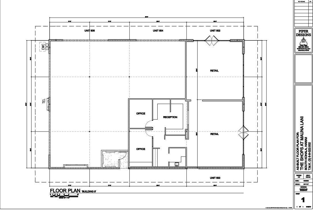 68-1330 Mauna Lani Dr, Kamuela, HI à louer Plan d’étage- Image 1 de 1