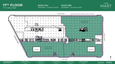 222 Merchandise Mart Plz, Chicago, IL à louer Plan d’étage- Image 1 de 1