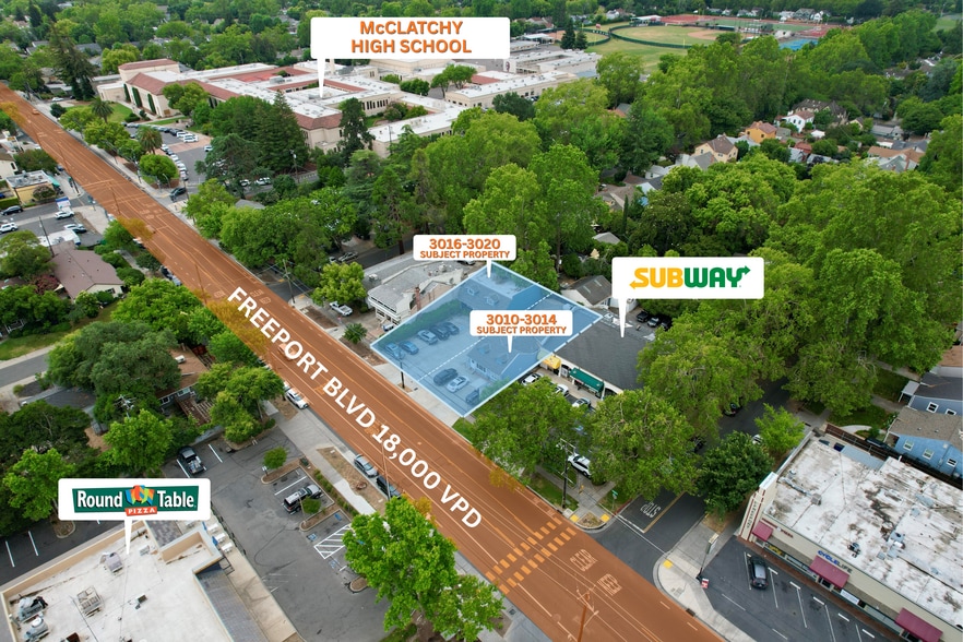 3010 Freeport Blvd, Sacramento, CA à vendre - Photo principale - Image 1 de 8