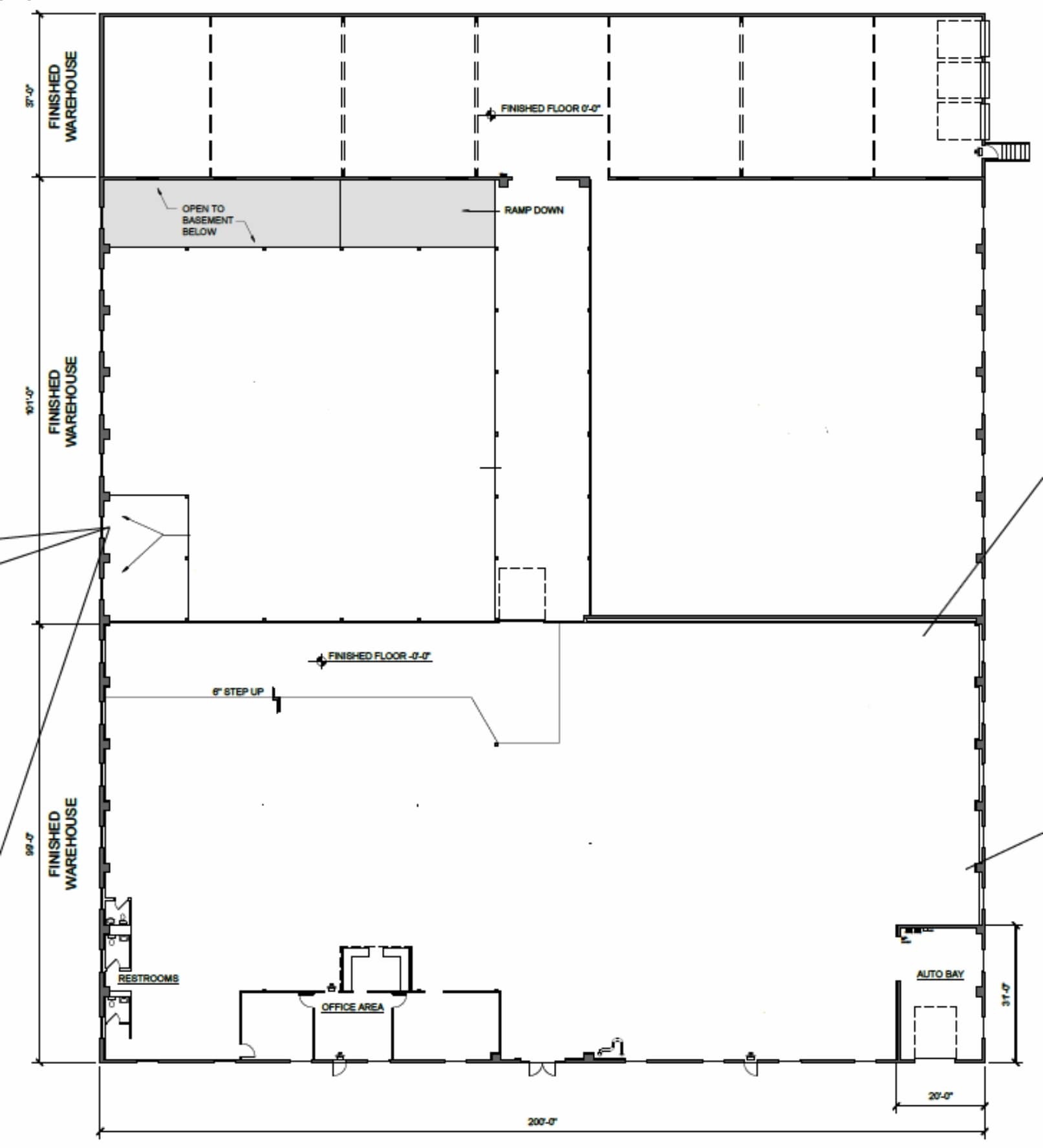 406 Fourth Ave, Dalton, GA à louer Plan d’étage- Image 1 de 24