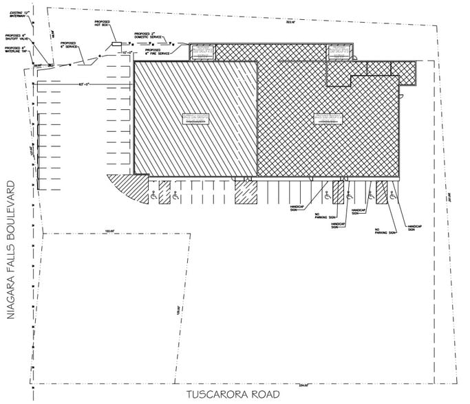 8735-8737 Niagara Falls Blvd, Niagara Falls, NY for lease - Site Plan - Image 2 of 2