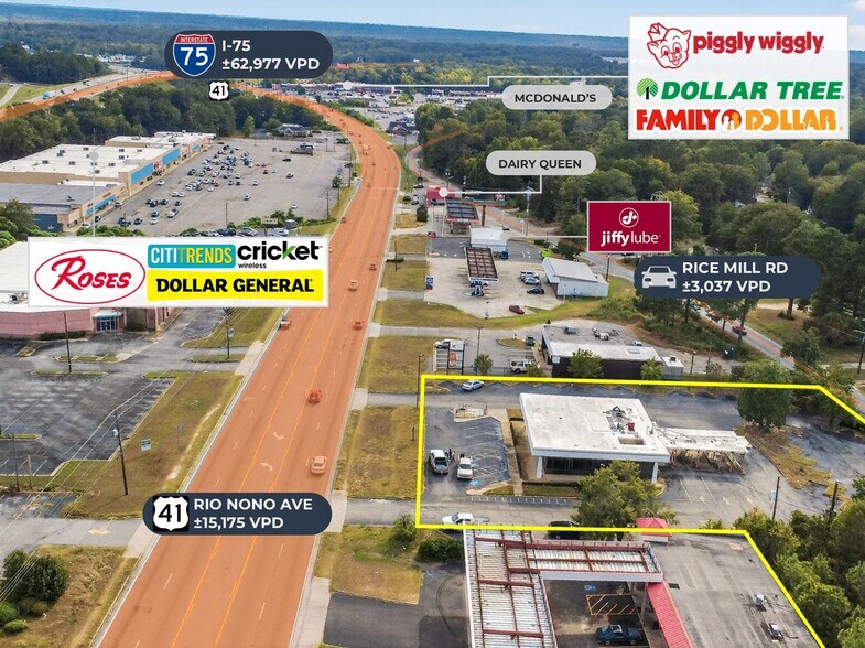 3625 Pio Nono Ave, Macon-Bibb, GA à vendre - Photo du bâtiment - Image 3 de 9