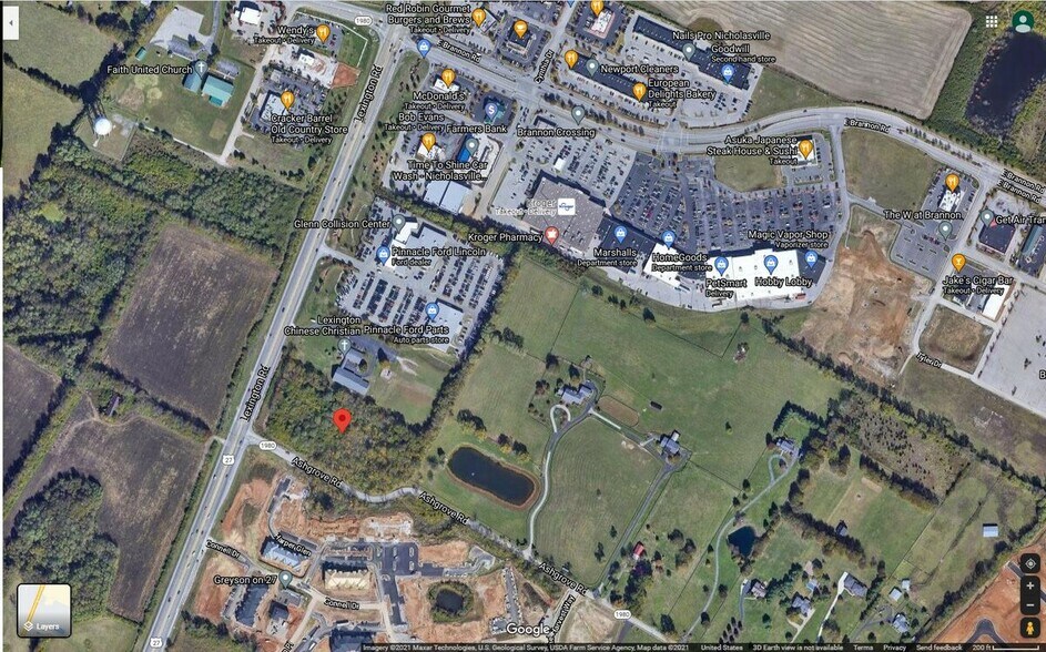 4010 Lexington Rd, Nicholasville, KY à vendre - Aérien - Image 2 de 3