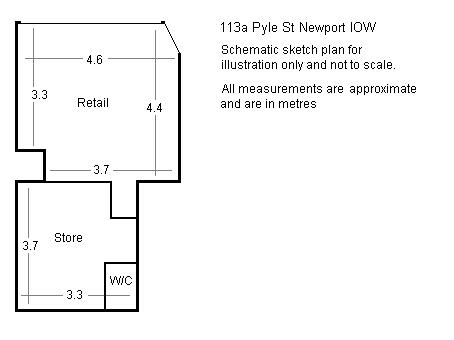 113-113A Pyle St, Newport à louer - Plan d’étage - Image 2 de 2