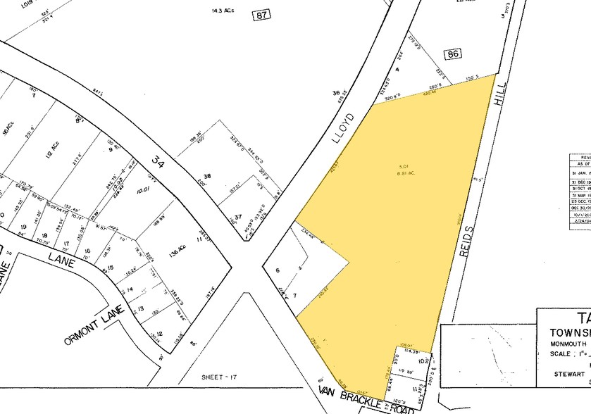 318 Lloyd Rd, Aberdeen, NJ à vendre - Plan cadastral - Image 1 de 1