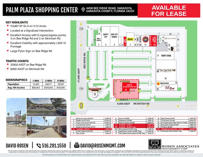 More details for 4400 Bee Ridge Rd, Sarasota, FL - Retail for Lease