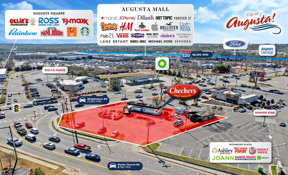 3429 Wrightsboro Rd, Augusta, GA for sale - Building Photo - Image 2 of 3