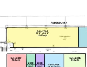 8681-8687 W Irlo Bronson Memorial Hwy, Kissimmee, FL for lease Floor Plan- Image 2 of 4