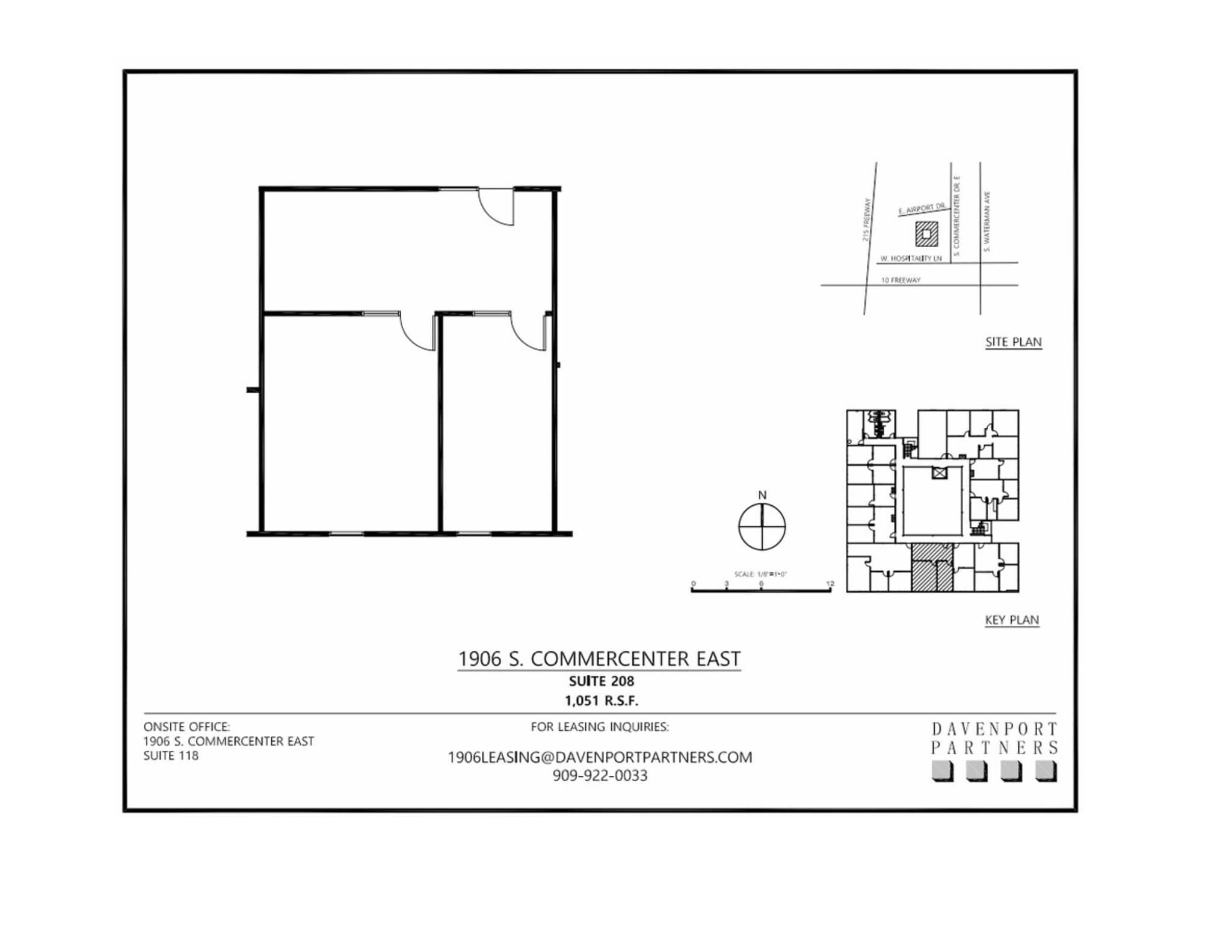 1906 S Commercenter East, San Bernardino, CA à louer Plan de site- Image 1 de 1
