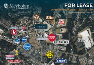 Plus de détails pour 725 N Belair Rd, Evans, GA - Commerce de détail à louer