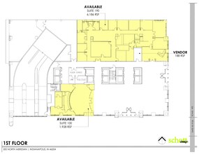 300 N Meridian St, Indianapolis, IN à louer Plan d’étage- Image 1 de 1