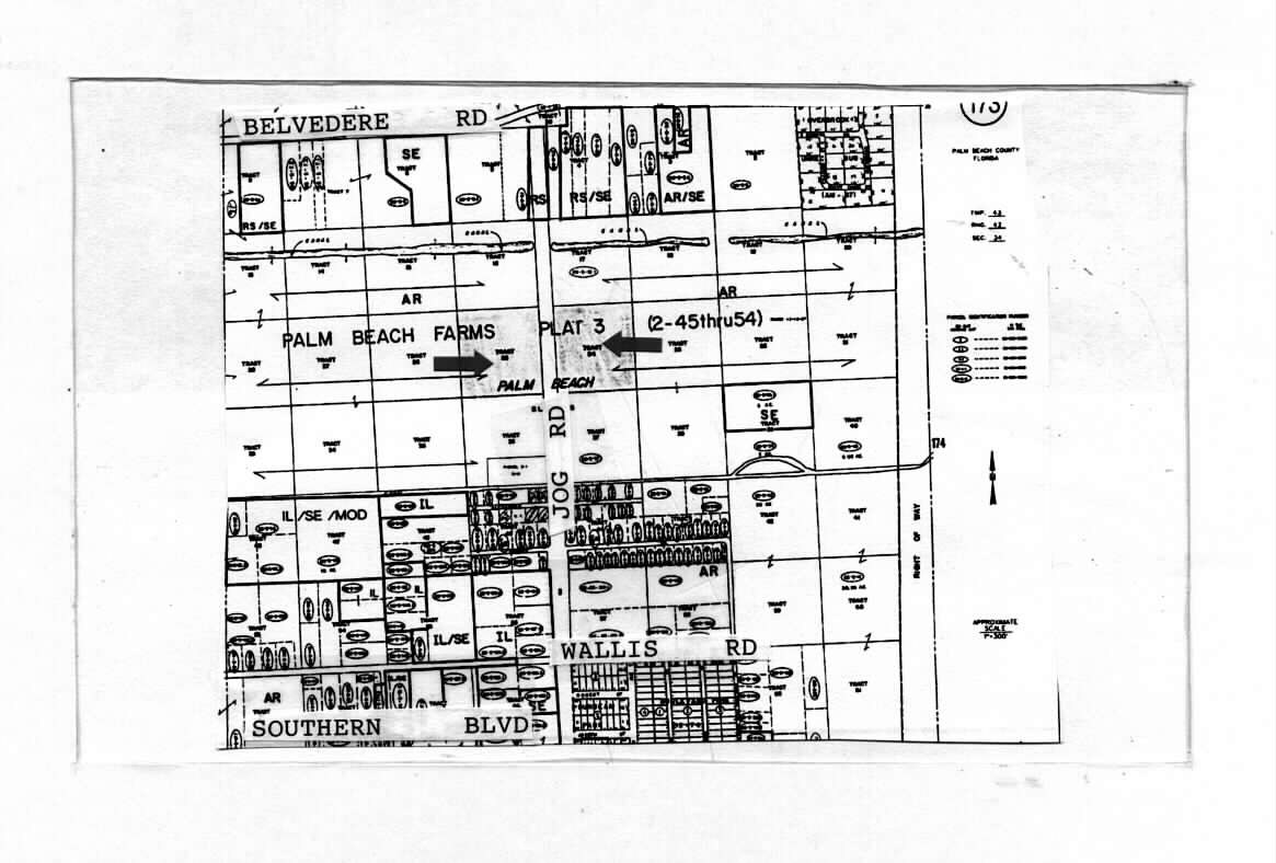 305 N Jog Rd, West Palm Beach, FL for sale Plat Map- Image 1 of 2