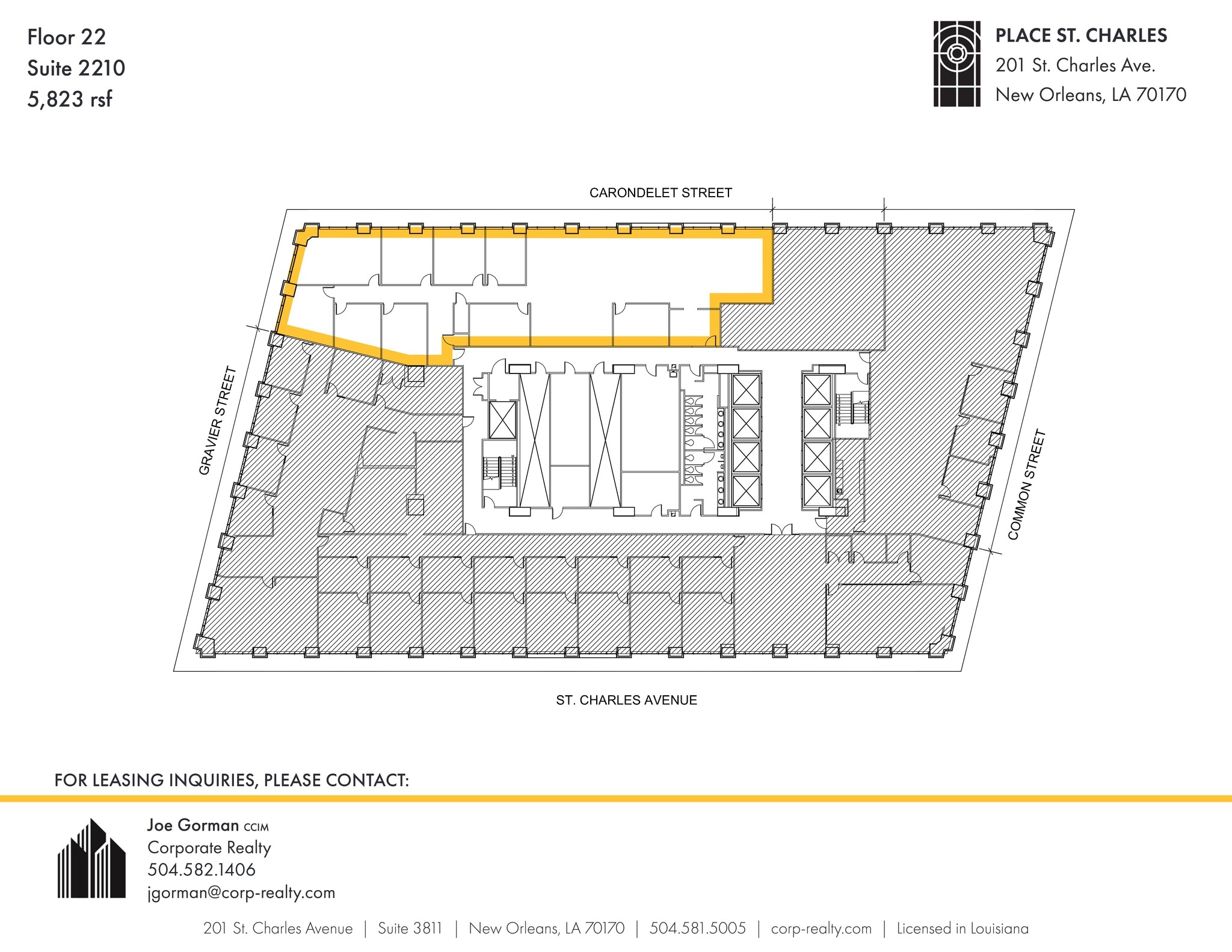 201 St. Charles Ave, New Orleans, LA for lease Site Plan- Image 1 of 1