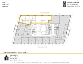 201 St. Charles Ave, New Orleans, LA for lease Site Plan- Image 1 of 1