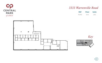 3333 Warrenville Rd, Lisle, IL for lease Floor Plan- Image 1 of 1