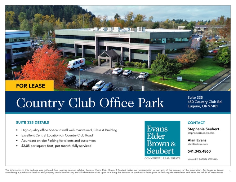 450 Country Club Rd, Eugene, OR for lease - Building Photo - Image 3 of 5