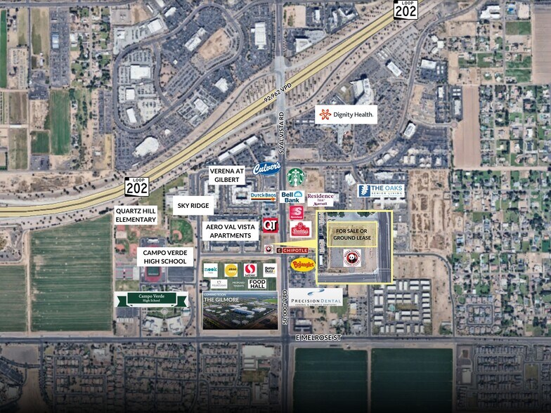 Melrose & Val Vista NWC dr, Gilbert, AZ à vendre - Photo du bâtiment - Image 1 de 3