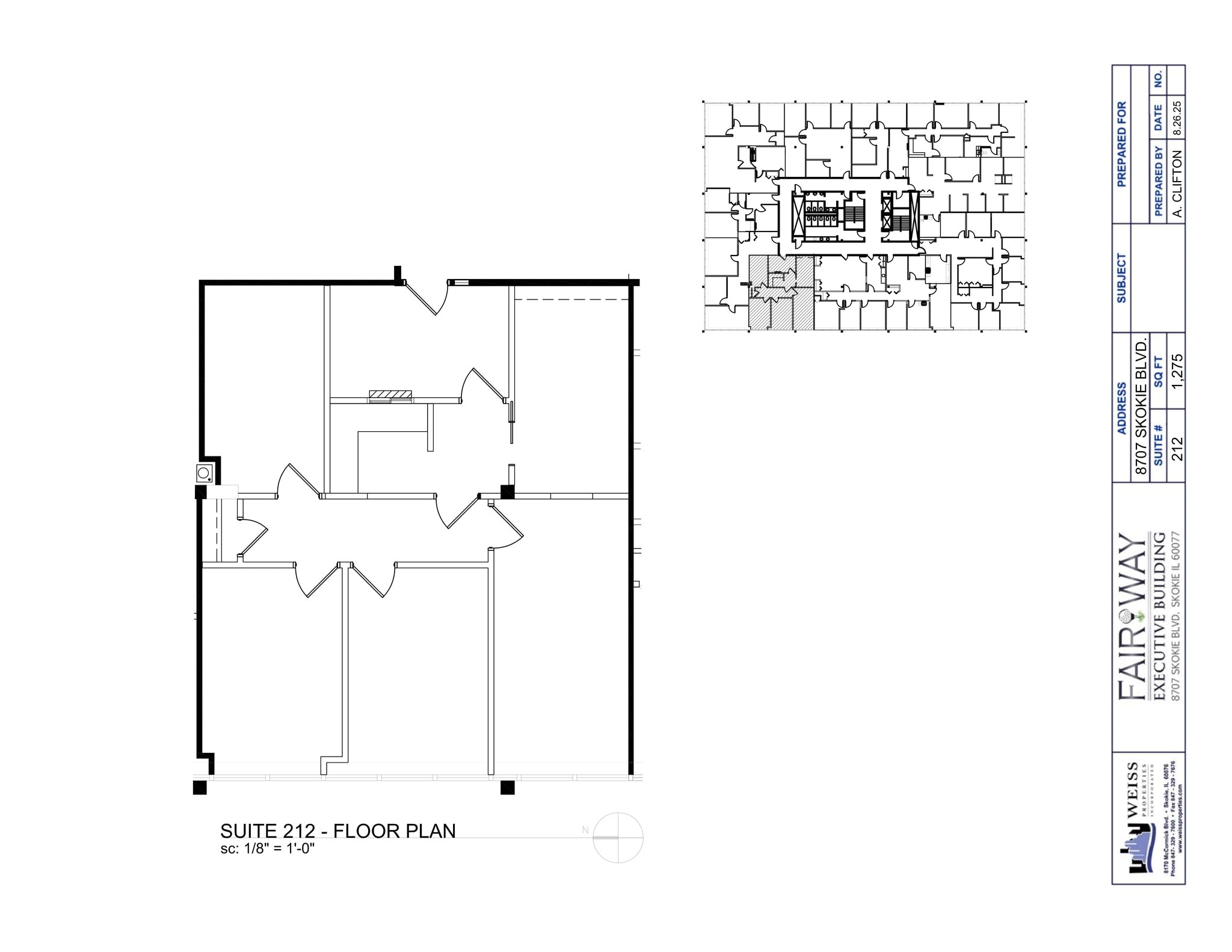 8707 Skokie Blvd, Skokie, IL for lease Site Plan- Image 1 of 1