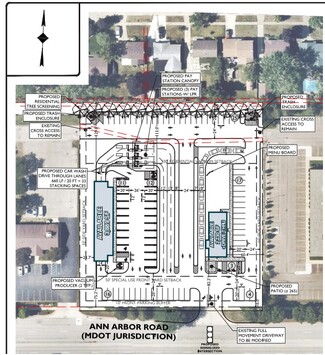 Plus de détails pour 40720 Ann Arbor Rd E, Plymouth, MI - Vente au détail à louer