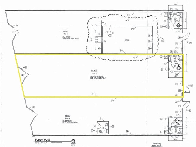 837-855 E Little Creek Rd, Norfolk, VA for lease - Floor Plan - Image 3 of 3